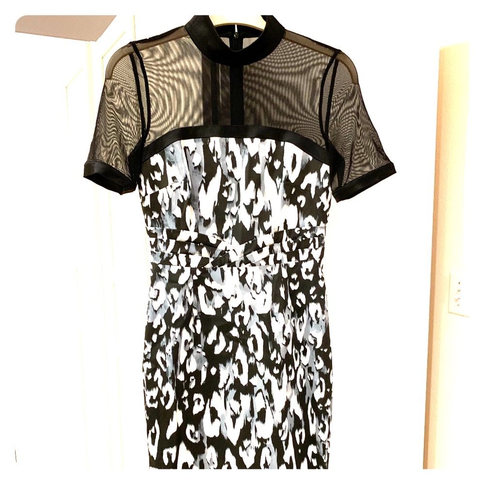 Karen Millen knee-length printed sheath dress